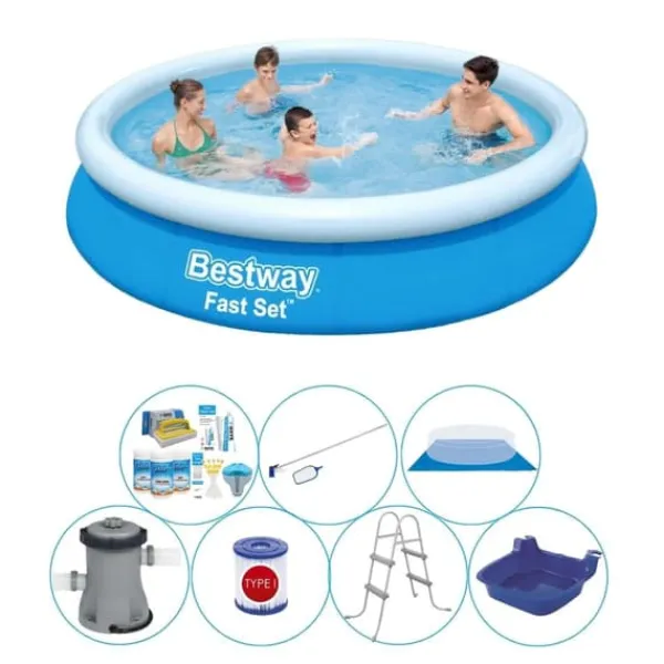 Bestway Pooler^Pool Super Deal - Fast Sæt 366x76 cm