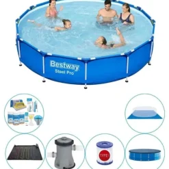 Discount Pool tilbud - Steel Pro Rektangulær 366x76 cm Pooler