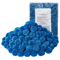 Discount Poolfilterbolde, til Sandfilterpump Swimming Pool, 1,5 lbs, Genanvendelig, Blå Pool- & Spatilbehør