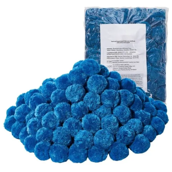Discount Poolfilterbolde, til Sandfilterpump Swimming Pool, 1,5 lbs, Genanvendelig, Blå Pool- & Spatilbehør