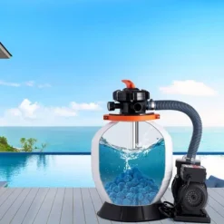 Discount Poolfilterbolde, til Sandfilterpump Swimming Pool, 1,5 lbs, Genanvendelig, Blå Pool- & Spatilbehør