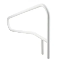 Pool- & Spatilbehør^Poolgelænder, 137,1x81,3 cm, off-white, rustfrit stål