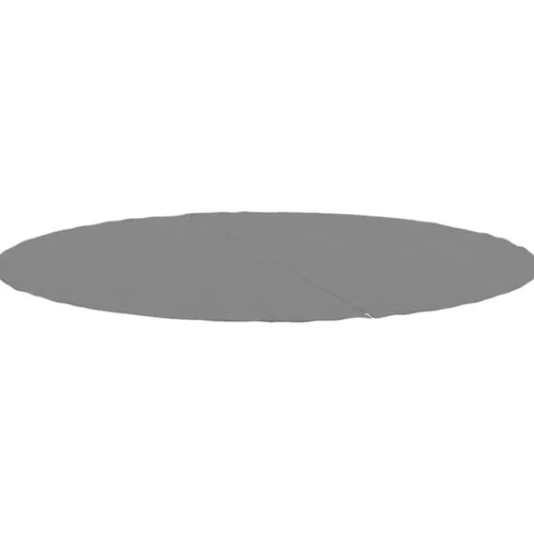 Pool- & Spatilbehør^Poolovertræk - Living poolunderlag Ø244 cm polyester-geotekstil lysegrå