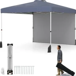 Best Pop up Telthal, 10x10x8,7 ft, Grå Telte & Lysthuse