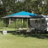 Telte & Lysthuse^Pop-up canopy telt - Rummeligt udendørs skyggetelt | Farve: Blå | Størrelse: 400x400 cm