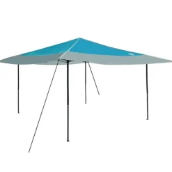 Telte & Lysthuse^Pop-up canopy telt - Rummeligt udendørs skyggetelt | Farve: Blå | Størrelse: 400x400 cm