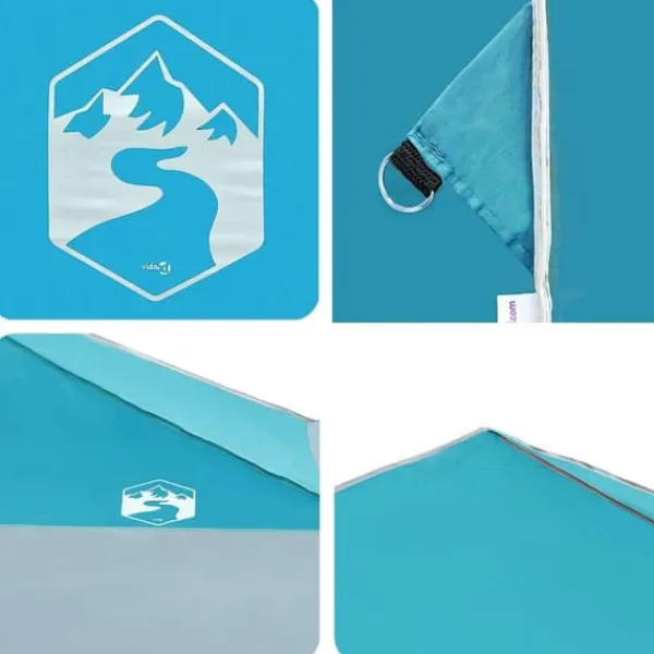 Telte & Lysthuse^Pop-up canopy telt - Rummeligt udendørs skyggetelt | Farve: Blå | Størrelse: 400x400 cm