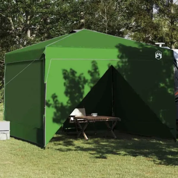 Outlet Pop-up canopy telt 300 x 300 cm - Slidstærkt stof | Farve: Grøn Telte & Lysthuse