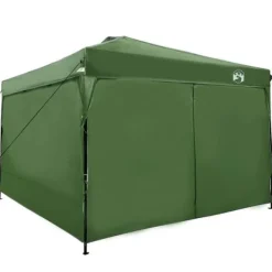 Outlet Pop-up canopy telt 300 x 300 cm - Slidstærkt stof | Farve: Grøn Telte & Lysthuse