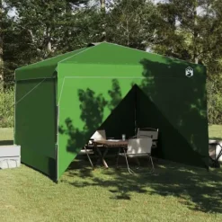 Outlet Pop-up canopy telt 300 x 300 cm - Slidstærkt stof | Farve: Grøn Telte & Lysthuse