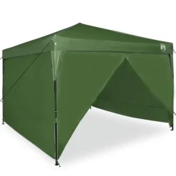Outlet Pop-up canopy telt 300 x 300 cm - Slidstærkt stof | Farve: Grøn Telte & Lysthuse