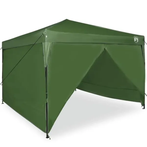 Outlet Pop-up canopy telt 300 x 300 cm - Slidstærkt stof | Farve: Grøn Telte & Lysthuse