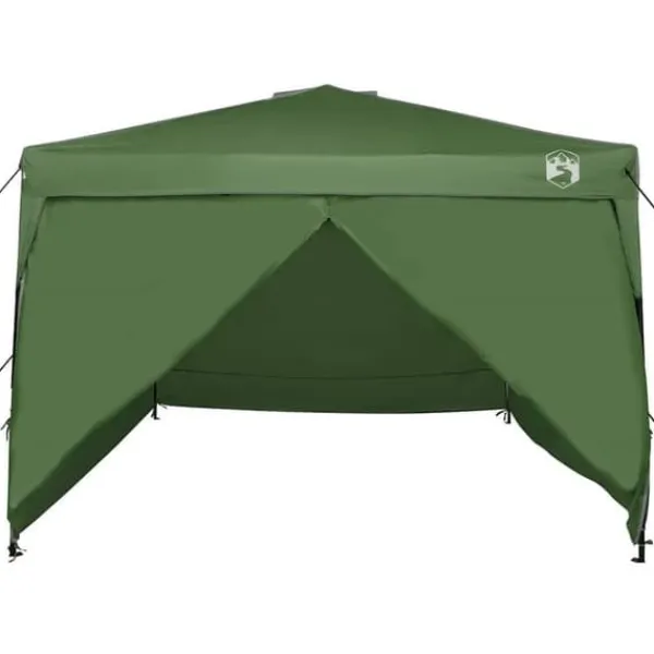 Outlet Pop-up canopy telt 300 x 300 cm - Slidstærkt stof | Farve: Grøn Telte & Lysthuse