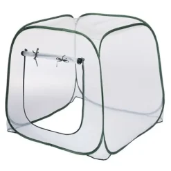 Drivhus^Pop-up havedrivhus - NATURE - 100x100x100 cm - Transparent PE - UV-beskyttelse