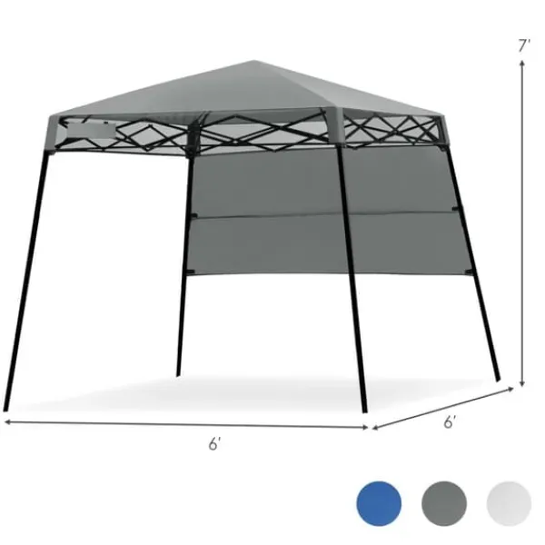 Telte & Lysthuse^Pop-up telt, 2,1m x 2,1m, Grå