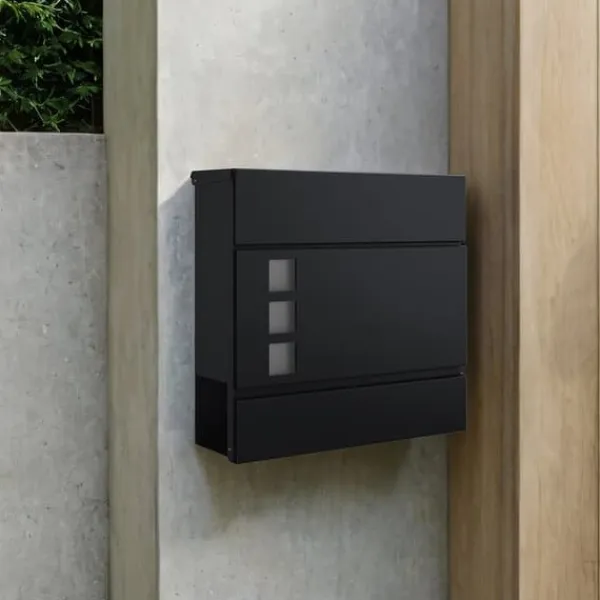 Postkasser & Brevindkast^Postkasse – Klassisk design – Sort