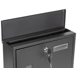 Viking Choice Postkasser & Brevindkast^Postkasse - med avisrulle - 30x10x33,5 cm - antracit