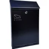 Postkasser & Brevindkast^POSTKASSE C-4 SORT - SKL C4 663