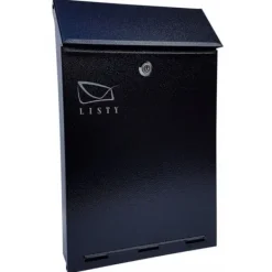 Postkasser & Brevindkast^Postkasse C-4 sort glans - SKL C4N 700