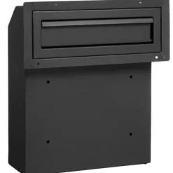 Online Postkasse, kraftigt stål, 30,5x15,5x36 cm, sort Postkasser & Brevindkast