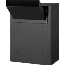 Sale Postkasse, Kraftigt stål, 33x17.8x43 cm, Sort Postkasser & Brevindkast