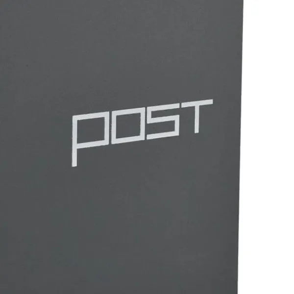 Discount Postkasse med avisholder, 38x37x12 cm, Metal Postkasser & Brevindkast
