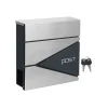 Discount Postkasse med avisrum, 37 x 10,5 x 36 cm Postkasser & Brevindkast