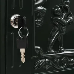 Online Postkasse med piedestal aluminium vintagestil rustbestandig grøn - Postkasse Med Piedestal - Postkasser Med Piedestaler - Home & Living Postkasser & Brevindkast