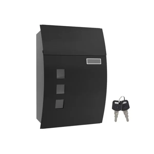 Postkasser & Brevindkast^Postkasse med vindue, 32 x 10 x 45 cm