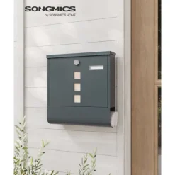 Sale Postkasse, 11x37x37 cm, Antracit Postkasser & Brevindkast
