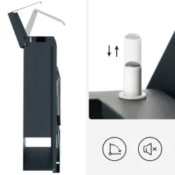 Postkasser & Brevindkast^Postkasse, 37x10,5x37 cm, Antracit