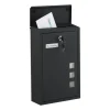 Postkasser & Brevindkast^Postkasse, 40x25x11,5 cm, jern