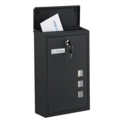 Postkasser & Brevindkast^Postkasse, 40x25x11,5 cm, jern