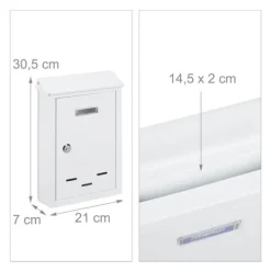 Discount Postkasse, 30.5x21x7 cm, Kodustaar Postkasser & Brevindkast