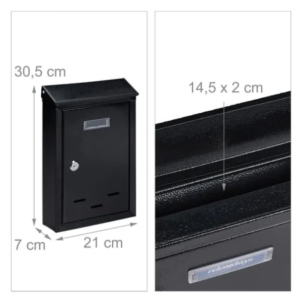 Hot Postkasse, 30.5x21x7 cm, Kodustaar Postkasser & Brevindkast