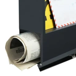 Postkasser & Brevindkast^Postkasse, 37x10,5x36 cm, Sølv
