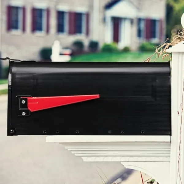 Postkasser & Brevindkast^Postkasse, 25x19x52.5 cm, Sølv