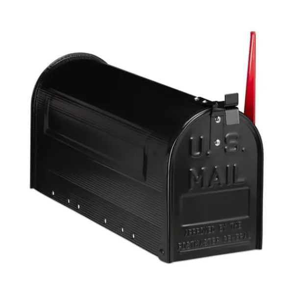 Postkasser & Brevindkast^Postkasse, 25x19x52.5 cm, Sølv