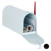 Postkasser & Brevindkast^Postkasse, 25x19x52.5 cm, Sølv