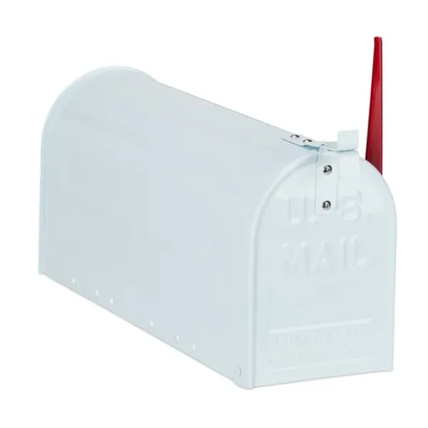 Postkasser & Brevindkast^Postkasse, 25x19x52.5 cm, Sølv