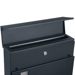 Clearance Postkasse, 37x10,5x37 cm, Sort Postkasser & Brevindkast