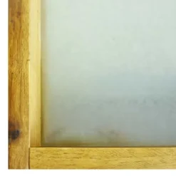 Discount Potteplantebænk med 2 hylder i massivt akacietræ og zink | Farve: Natur | Størrelse: 90x40x80 cm Plantningsbænke