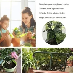 Krukker & Plantebeholdere^Pottestøtte - Støtte til planter & blomster - 4 dele sæt - 14 cm