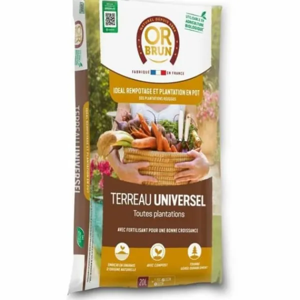 Jord & Sand^Potting compost OR BRUN OBRTUNI20N 20 L