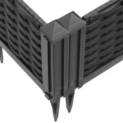 Krukker & Plantebeholdere^Praktisk plantekasse med spyd - Slidstærkt polypropylene | Farve: Sort | Størrelse: 42,5x42,5x28,5 cm