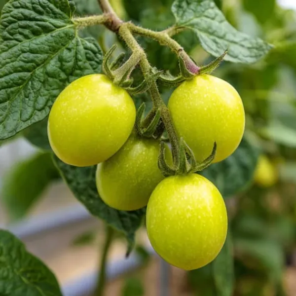 Krukkeplanter Indendørs^Pæremelon - Sæt med 6 - Solanum Muricatum 'Pepino gold' - Højde 25-40cm - ⌀9cm