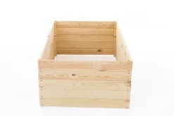 Viking Choice Plantningsbænke^Premium Fyrretræs Højbed 120x80x27 cm med Jordklæde