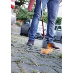 Premium Grøn Ukrudtsbrænder Bred Tud - ROTHENBERGER - 990°C - Ø40 mm - Rød og Gul Ukrudtsmiddel