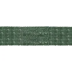Buer, Spalier, Lysthuse Uden Tag^Privatlivsskærm med blade 600x150 cm | Farve: Mørkegrøn