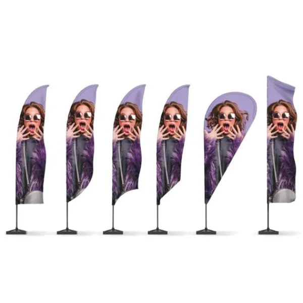 Clearance PRO S reklameflagstang - 290 cm Flag & Vindposer